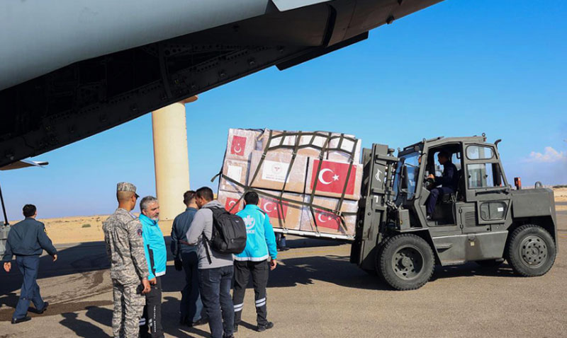 Türkiye, Gazze’ye Yardım Desteğini Sürdürüyor