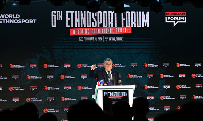 6. Etnospor Forumu Antalya’da başladı