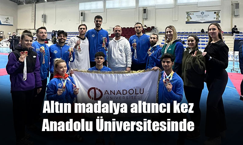 14 madalya ve 3 kupa ile şampiyon Anadolu Üniversitesi