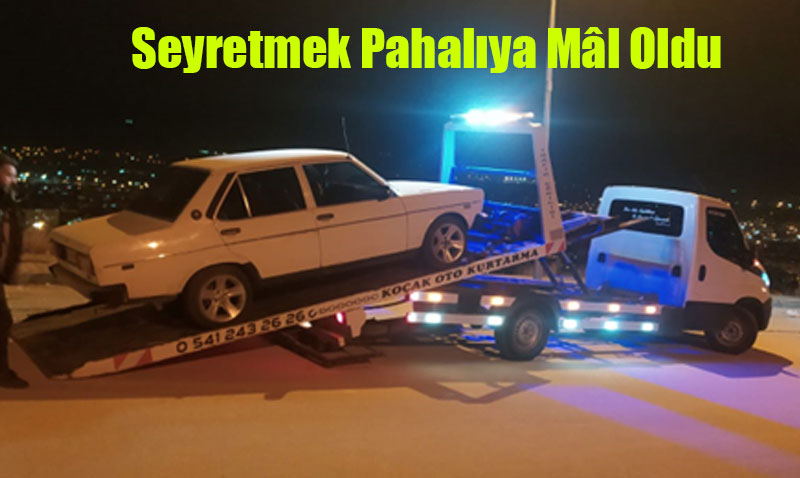 Seyir Tepesindeki denetimlerde yine ceza yağdı
