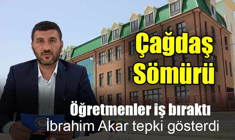 Çağdaş öğretmenleri eylem yaparak derslere girmedi