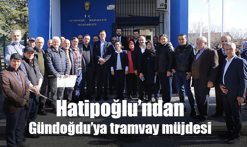 Tramvay Gndoduya getireceiz. Rahat ulam tm vatandalarmzn hakkdr