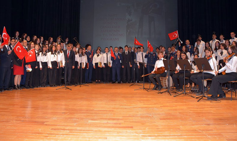 Büyük Zaferin 109. Yıl Dönümünde "18 Mart Şehitler Günü Programı" Düzenlendi