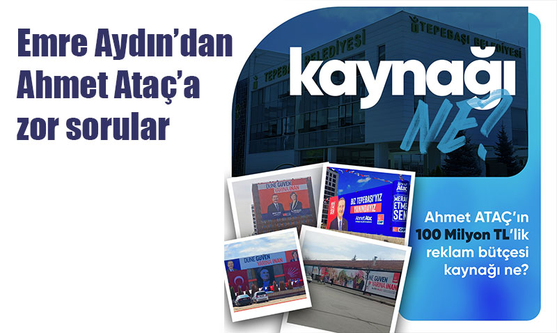 Ahmet Atan 100 Milyon TLlik reklam btesi kayna ne?