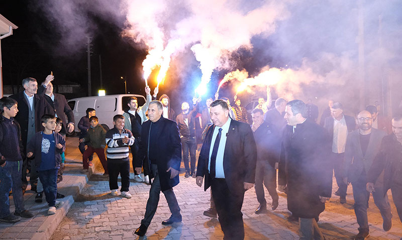 Kireç Mahallesi’nden Özkan Alp’e Coşkulu Karşılama