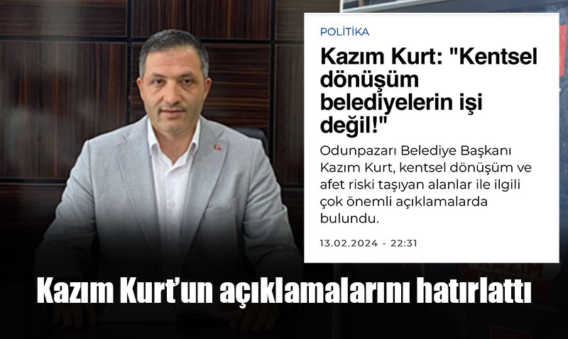 Ümit Sezer’den Karapınar ve Toki eleştirisi