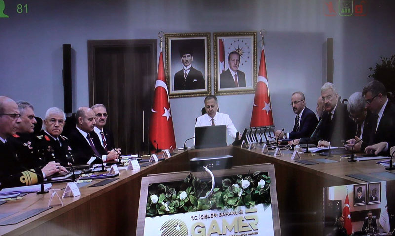 Vali Hüseyin Aksoy, Seçim Güvenliği Toplantısı’na katıldı