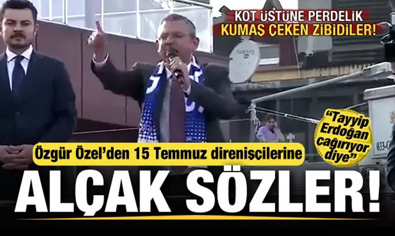 zgr zel, 15 Temmuz direniilerine alak szler: Kot stne kefen eken zibidiler..