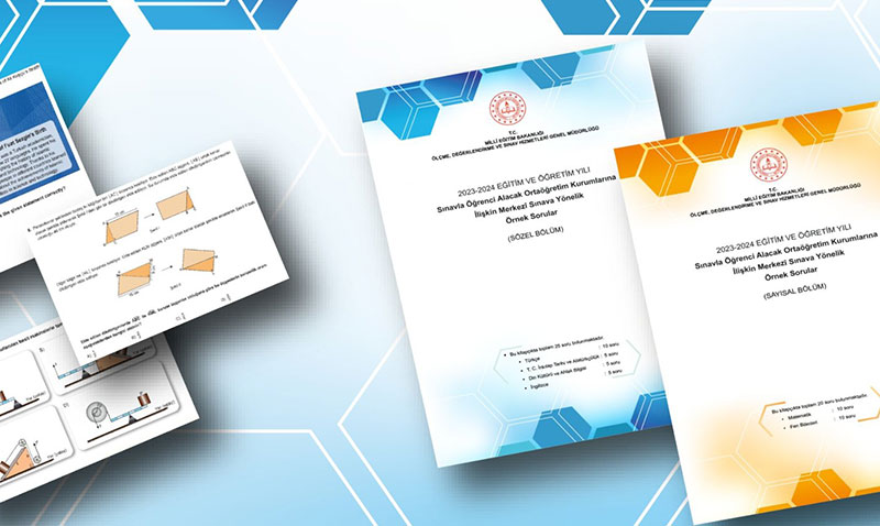 LGS kapsamındaki merkezî sınava yönelik örnek sorular yayımlandı