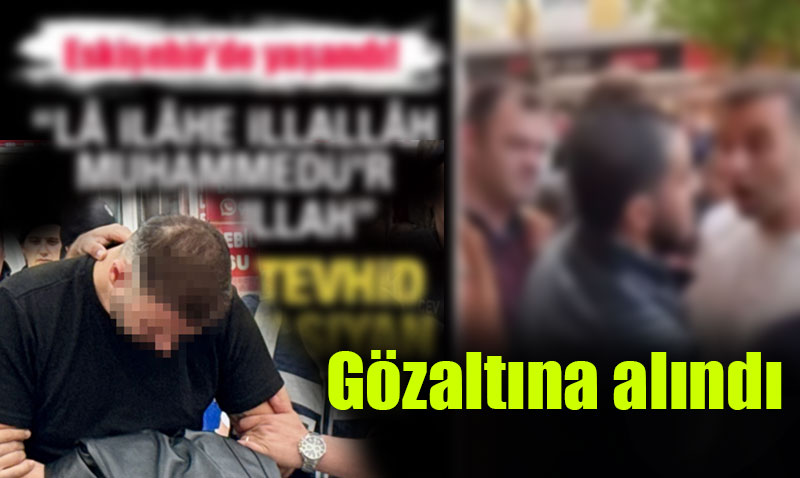 Tepki çeken o görüntülerdeki kişi yakalandı!