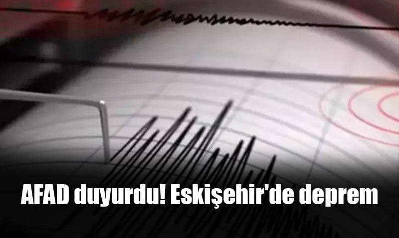 Eskişehir’de 3.6 büyüklüğünde deprem