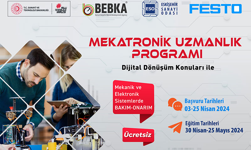 Eskişehir Mekatronik Eğitimleri başvuruları başladı
