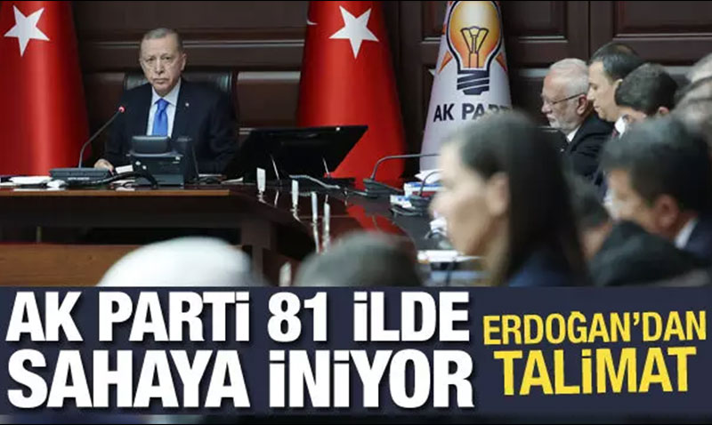 AK Parti sahaya iniyor: Erdoan’a rapor sunulacak