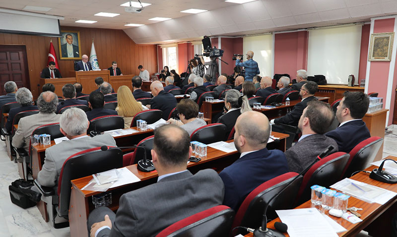 Odunpazar Belediyesi seimlerin ardndan ilk meclis toplantsn yapt