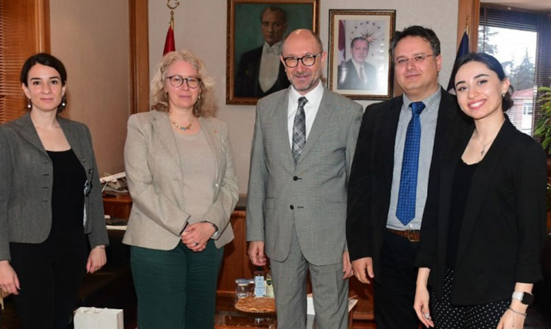 İsveç Ankara Büyükelçi Vekili Louise Morsing Üniversitemizi ziyaret etti