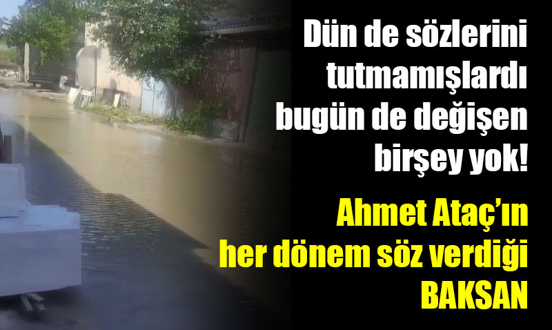 BAKSAN iin verilen szler yine unuttular