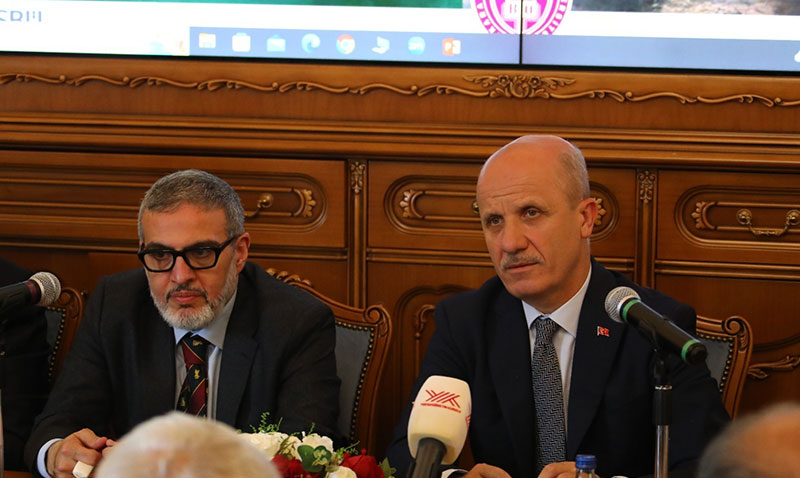 YÖK’ün misafiri olarak Türkiye’ye gelen Sitte, Gazze’de şahit olduklarını anlattı