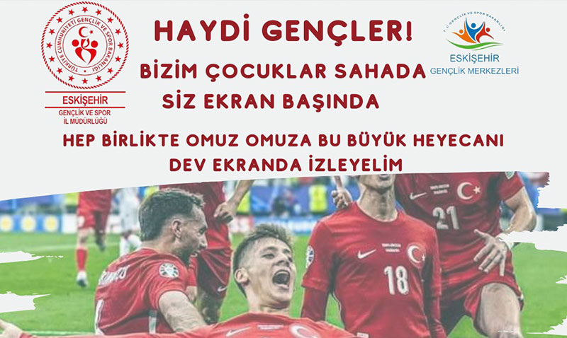 Eskiehir’de milli ma heyecan yaanacak! 