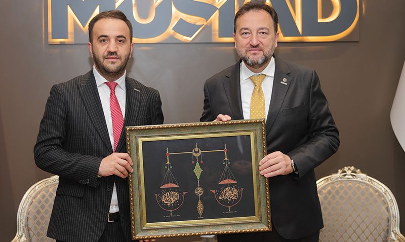 MÜSİAD Eskişehir Şubesi’nden MÜSİAD Genel Başkanı Mahmut Asmalı’ ya ziyaret