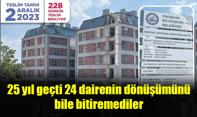 Eskişehir Büyükşehirden kentsel dönüşüme 2 milyon reklama 450 milyon bütçe