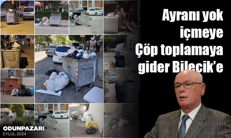 Odunpazarı’nda çöpler yığılırken, belediyenin önceliği başka şehirler!