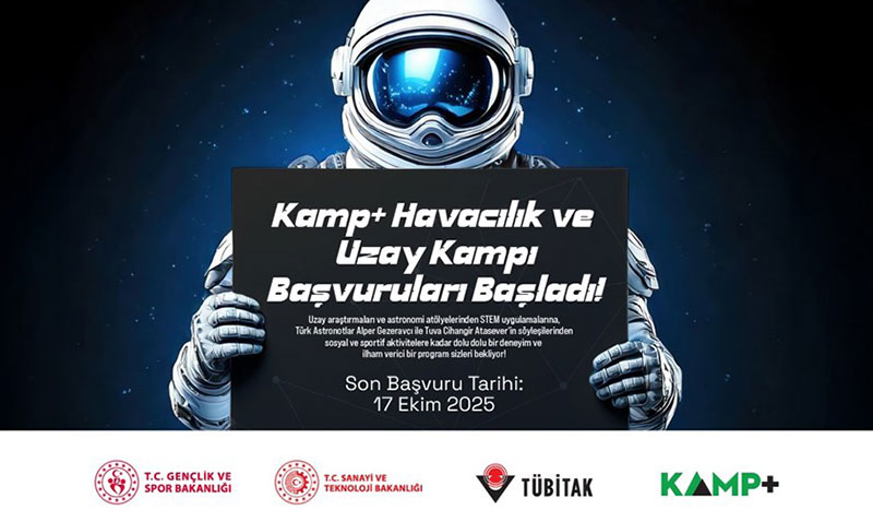Uzay ve Havacılığa İlgi Duyan Gençler İçin KAMP+ Başlıyor