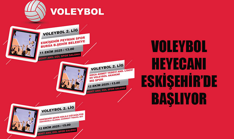 Kadınlar Voleybol 2. Ligi Heyecanı Eskişehir’de Başladı