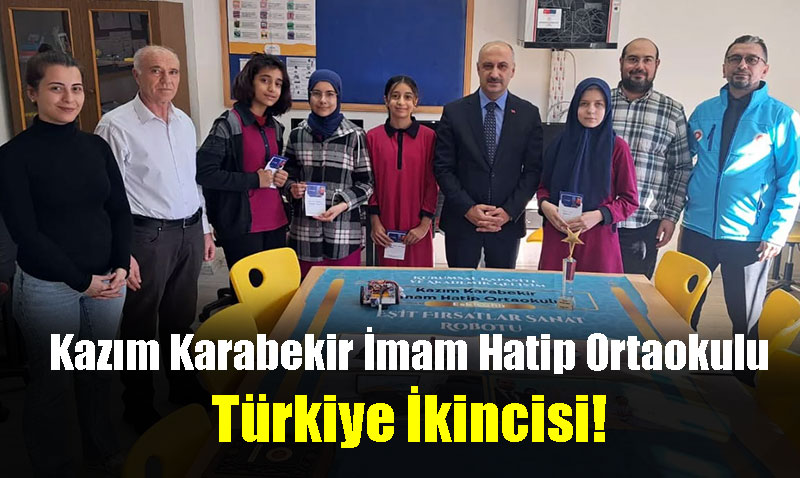 Kazım Karabekir İmam Hatip Ortaokulu Türkiye İkincisi!