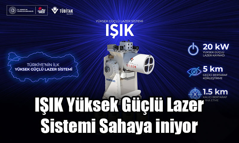 TÜBİTAK BİLGEM’den Yerli Yüksek Güçlü Lazer Sistemi: IŞIK