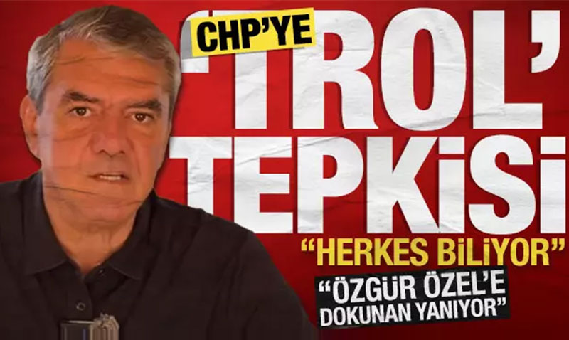 Yılmaz Özdil’den CHP’ye ‘trol’ tepkisi