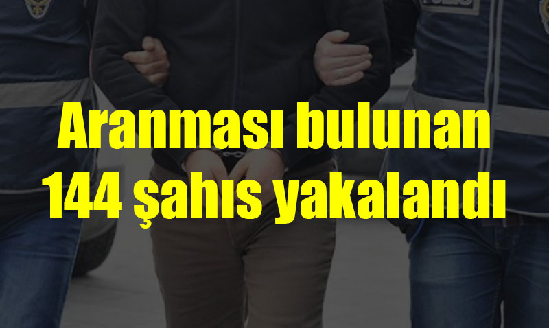 Eskişehir’de Bir Haftada Çeşitli Suçlardan Aranan 144 Kişi Yakalandı