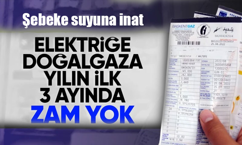 Eskişehir’de suya her ay zam gelirken, Elektrik ve doğalgaza 3 ay zam yok