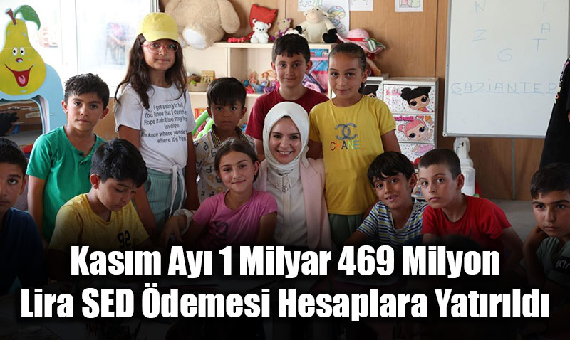 Bakan Gkta: "Kasm Ay 1 Milyar 469 Milyon Lira SED demesi Hesaplara Yatrld"