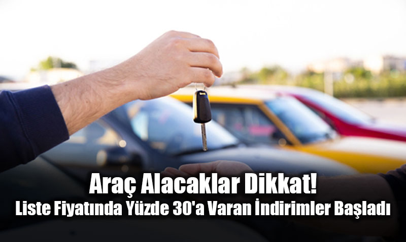 Ara Alacaklar Dikkat! Liste Fiyatnda Yzde 30’a Varan ndirimler Balad