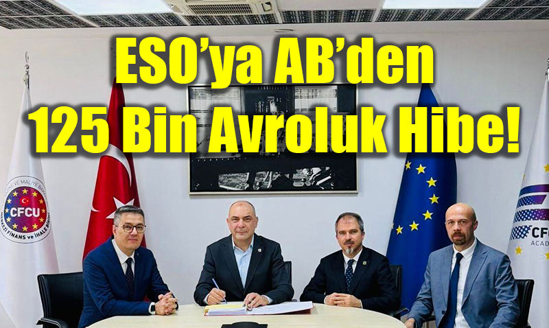 ESO’ya AB’den 125 Bin Avroluk Kritik Hibe: KOB’ler kiz Dnmde Lider Olacak!