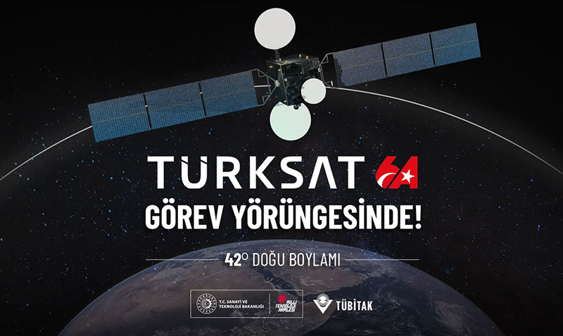 Türkiye’nin İlk Yerli ve Milli Haberleşme Uydusu TÜRKSAT 6A Görev Yörüngesine Yerleşti!