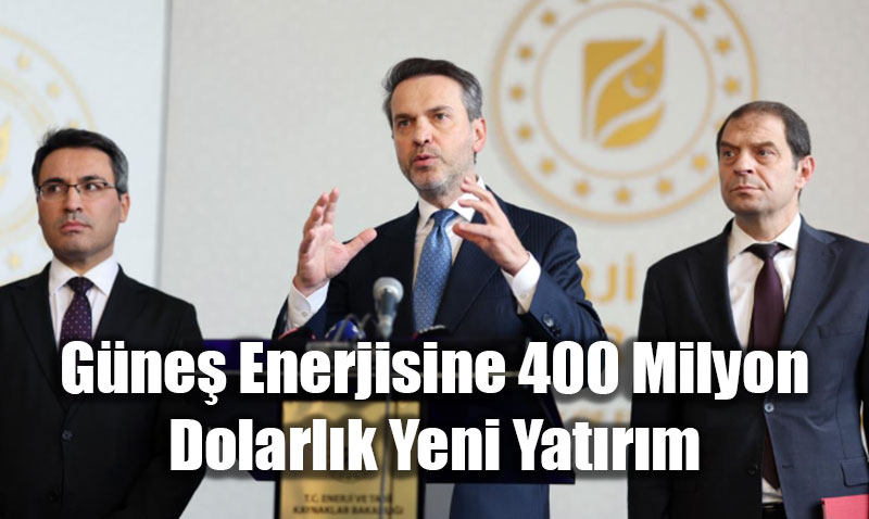 Gne Enerjisine 400 Milyon Dolarlk Yeni Yatrm