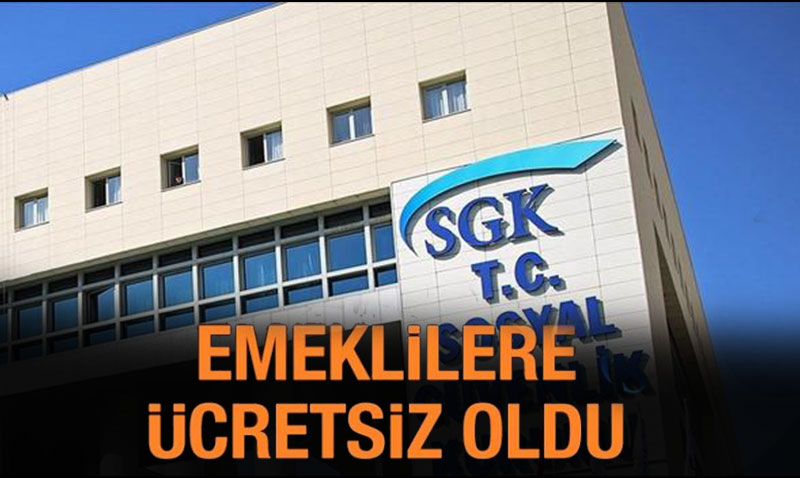 Emekliler ömür boyu ücretsiz kullanacaklar