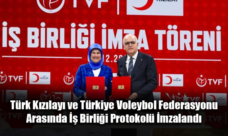 Trk Kzlay ve Trkiye Voleybol Federasyonu Arasnda  Birlii Protokol mzaland