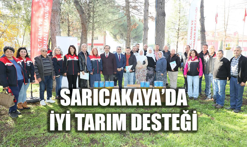 Sarcakayada 28 iftiye yi Tarm Sertifikas Verildi