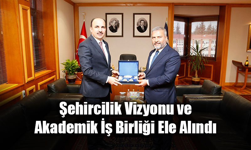 Konya Bykehir Belediye Bakan Altaydan Anadolu niversitesine Ziyaret