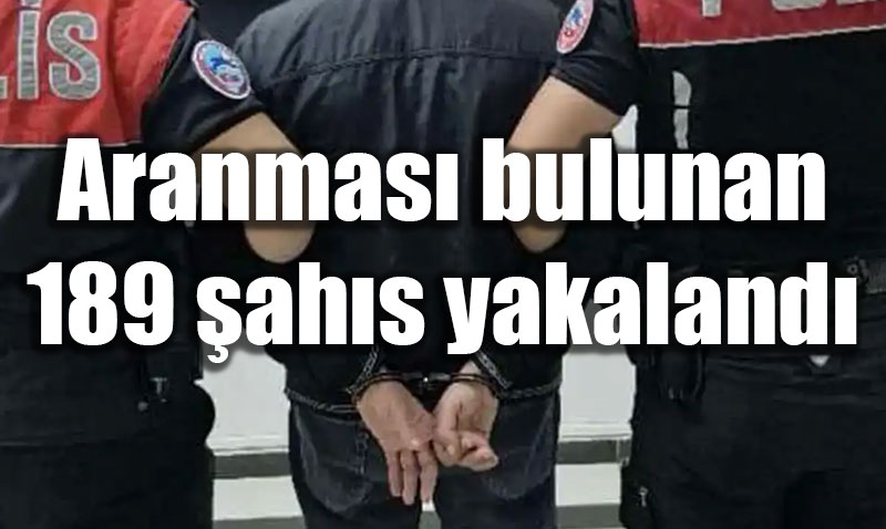 Eski�ehir’de Bir Haftada �e�itli Su�lardan Aranan 189 �ah�s Yakaland�