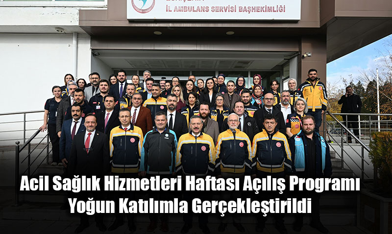 Acil Salk Hizmetleri Haftas Al Program Youn Katlmla Gerekletirildi
