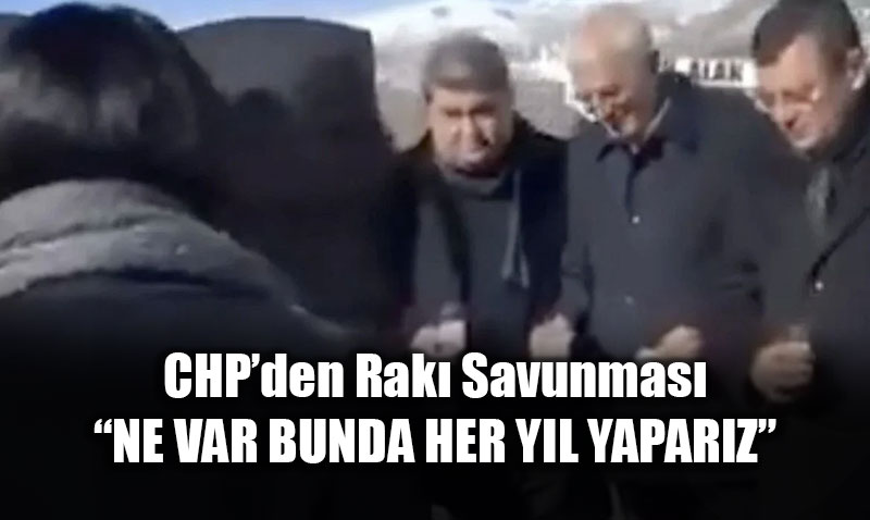 CHP’den rak� savunmas�: G�r�nt� g�ncel de�il
