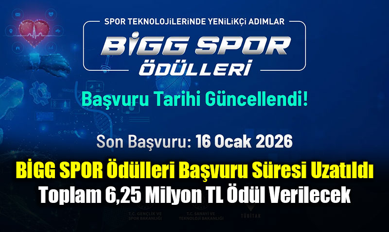 B�GG SPOR �d�lleri Ba�vuru S�resi Uzat�ld�: Toplam 6,25 Milyon TL �d�l Verilecek