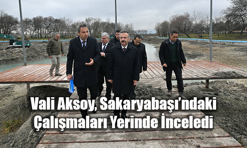 Vali Aksoy, Sakaryaba���ndaki �al��malar� Yerinde �nceledi
