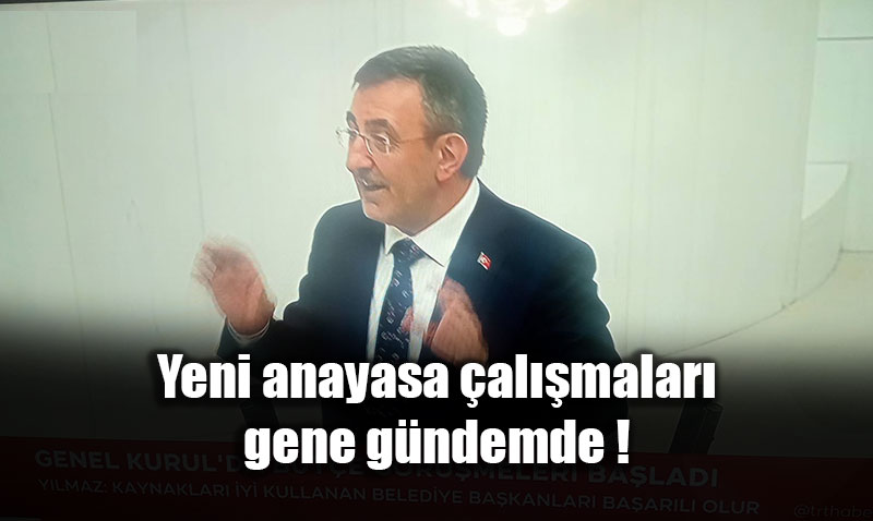 Yeni anayasa �al��malar� gene g�ndemde !