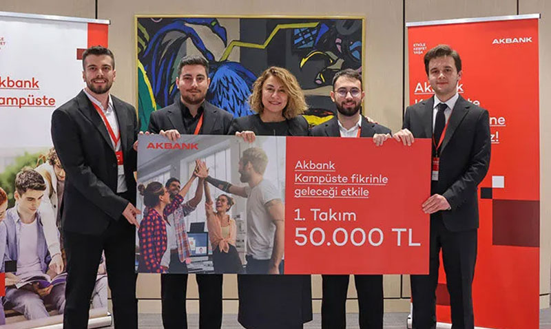 ESTÜ Öğrencileri, Akbank Kampüste Yarışması’nda Birinci