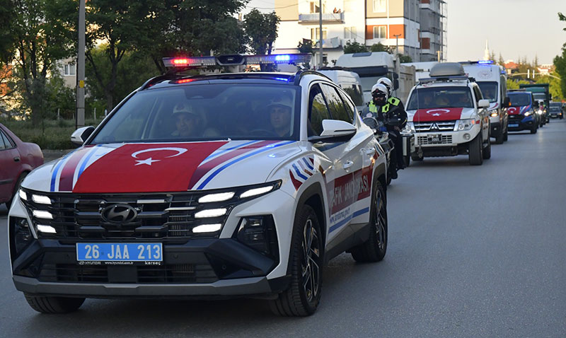 Eskişehir’de 19 Mayıs Coşkusu Dev Konvoyla Sokaklara Taştı!