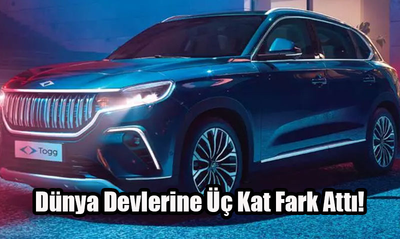 TOGG Elektrikli Araç Pazarında Rekor Kırdı